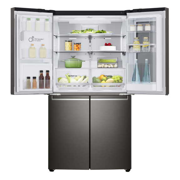 LG 637 Litre French Door Refrigerator - Dark Stainless Steel
