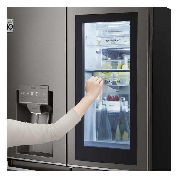 LG 637 Litre French Door Refrigerator - Dark Stainless Steel