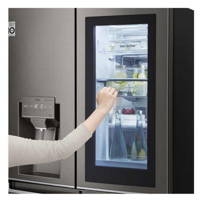 LG 637 Litre French Door Refrigerator - Dark Stainless Steel