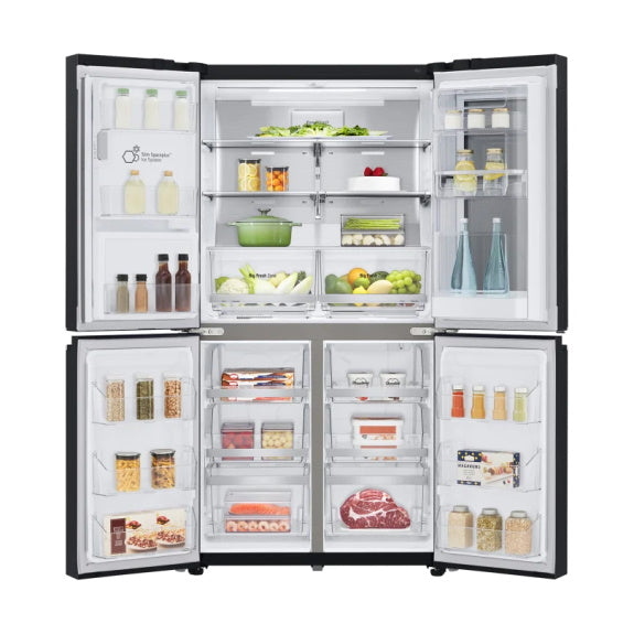 LG 825 Litre French Door Refrigerator - Matte Black