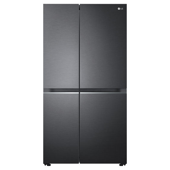 LG 655 Litre Side by Side Refrigerator - Matte Black