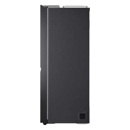 LG 655 Litre Side by Side Refrigerator - Matte Black