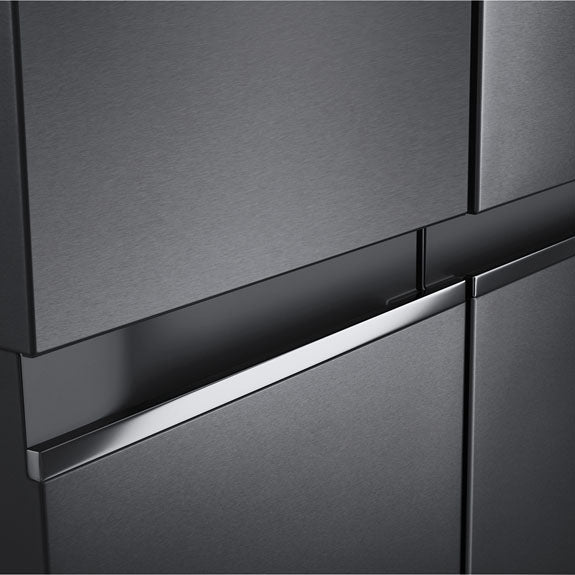 LG 655 Litre Side by Side Refrigerator - Matte Black