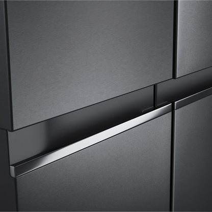 LG 655 Litre Side by Side Refrigerator - Matte Black