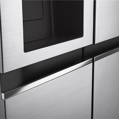LG 635 Litre Side-By-Side Refrigerator - Stainless Steel