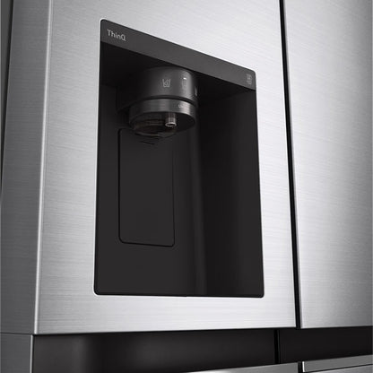 LG 635 Litre Side-By-Side Refrigerator - Stainless Steel