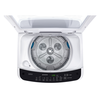 LG 6.5kg Top Load Washer - White/Black Trim