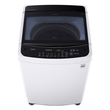 LG 6.5kg Top Load Washer - White/Black Trim