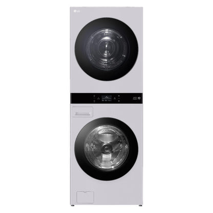 LG 19kg + 10kg Smart AI WashTower All-In-One Stacked Washer Dryer Combo - Matte Grey