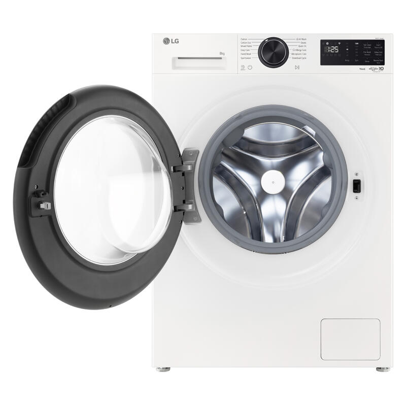 LG 8kg AI Front Load Washing Machine - White (Series 3)