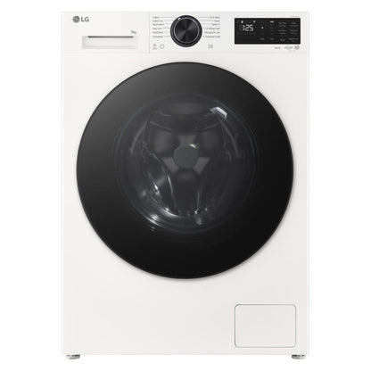 LG 9kg AI Front Load Washing Machine - White (Series 3)
