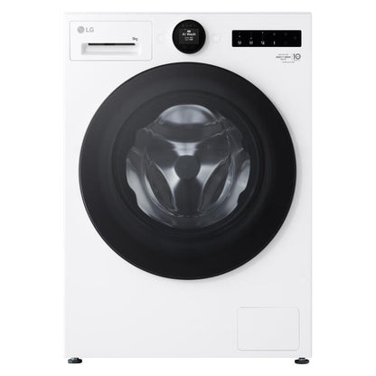 LG 9kg AI Front Load Washing Machine - White (Series 9)