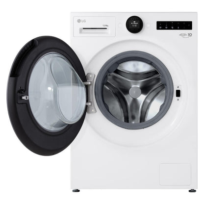 LG 12kg + 8kg Smart AI Front Load Washing Machine & Dryer Combo - White (Series 10)