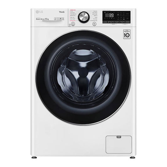 LG 12kg Front Load Washer - White