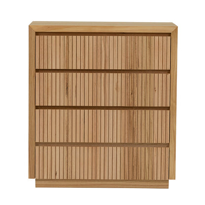 Madeline 4 Drawer Tallboy - Mountain Ash Natural