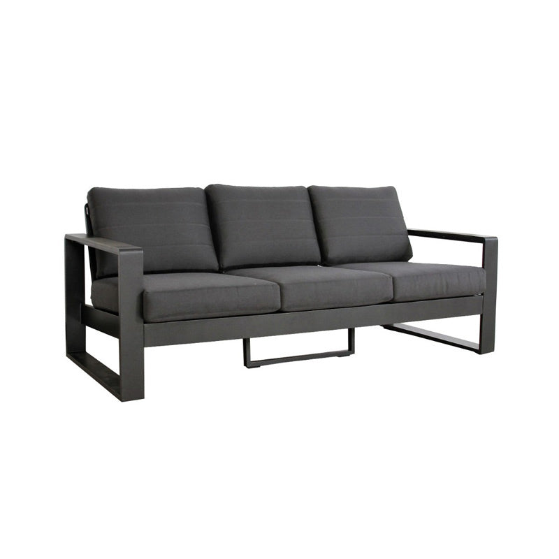 Maderia 4 Piece Outdoor Lounge Set - Charcoal/Grey
