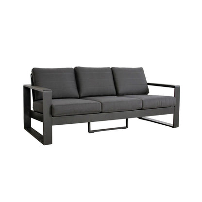 Maderia 5 Piece Outdoor Lounge/Dining Set - Charcoal/Dark Grey