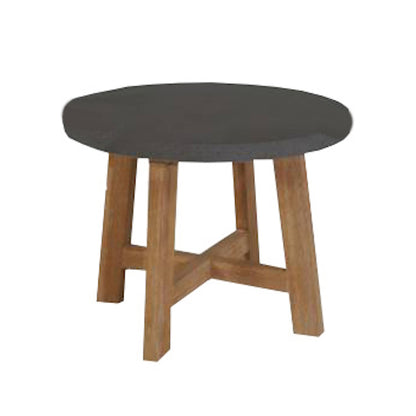 Marrakesh 3 Piece Timber Lounge Set - Natural/Black