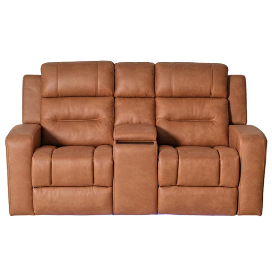 Matrix 2 Seater Electric Recliner Sofa - Tan