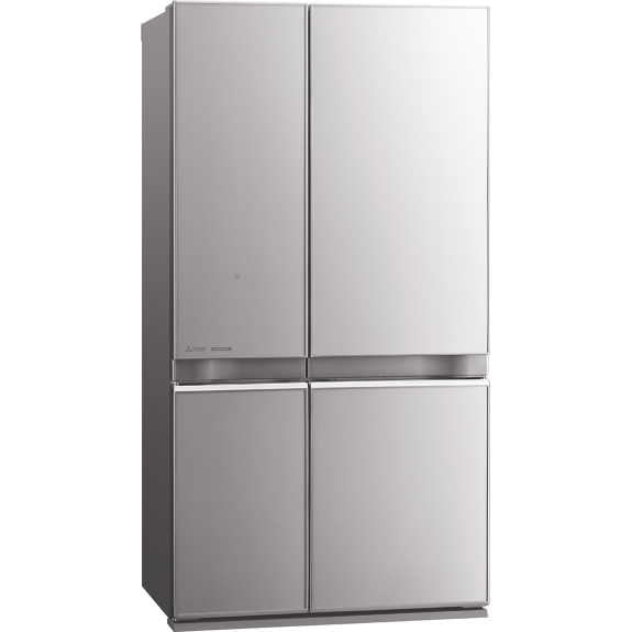 Mitsubishi Electric 580 Litre French Door Fridge - Argent Silver