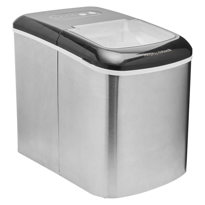 Morphy Richards 15kg Ice Maker - Stainless Steel