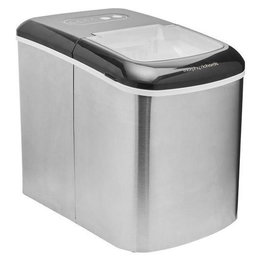 Morphy Richards 15kg Ice Maker - Stainless Steel