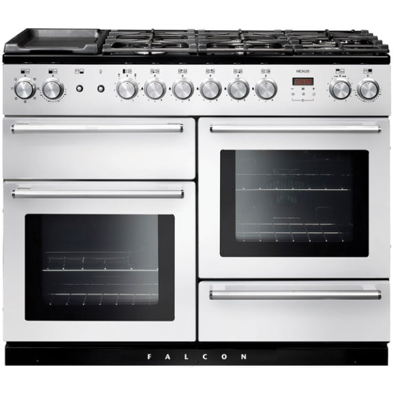 Falcon Nexus 90cm Dual Fuel Freestanding Cooker - White