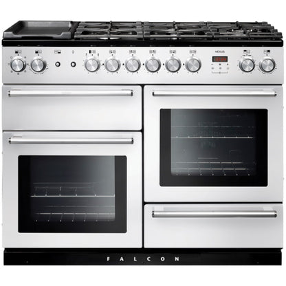 Falcon Nexus 90cm Dual Fuel Freestanding Cooker - White