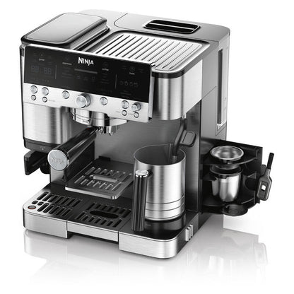 Ninja Luxe Cafe Premier Espresso Manual Coffee Machine - Stainless Steel
