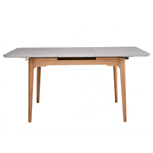 Norway 140-180cm Extension Dining Table - Light Grey/Oak