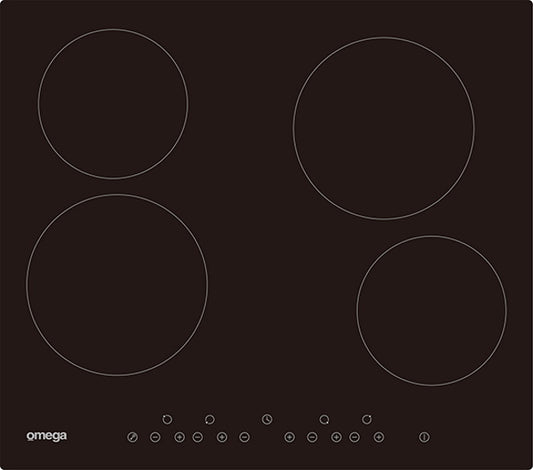 OMEGA CERAMIC COOKTOP BLACK 60cm