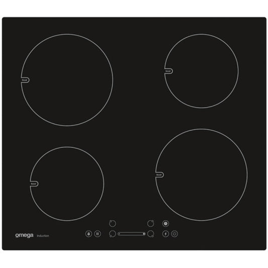 OMEGA INDUCTION COOKTOP BLACK 60cm