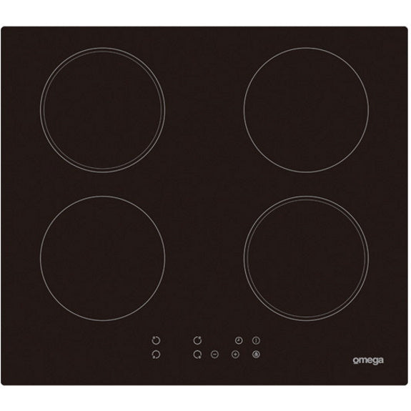 Omega 60cm Black Ceramic Glass Induction Cooktop