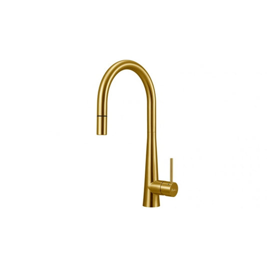 Oliveri Essente Goose Neck Mixer Tap - Gold
