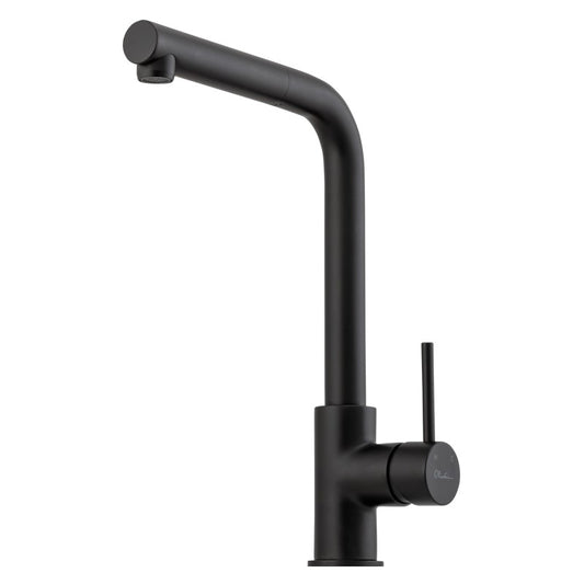 Oliveri Venice Pullout Right Angle Mixer - Matte Black