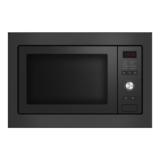 FISHERPAYKEL MICROWAVE OVEN BUILT-IN  BLACK WITH TRIM KIT 28L