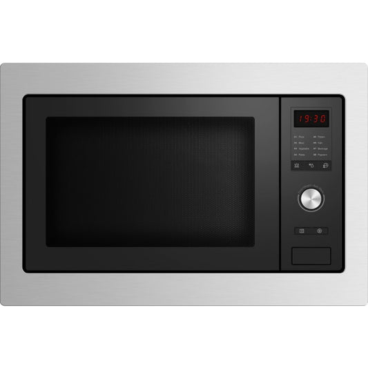 FISHERPAYKEL MICROWAVE OVEN BUILT-IN  STAINLESS STEEL WITH TRIM KIT 28L