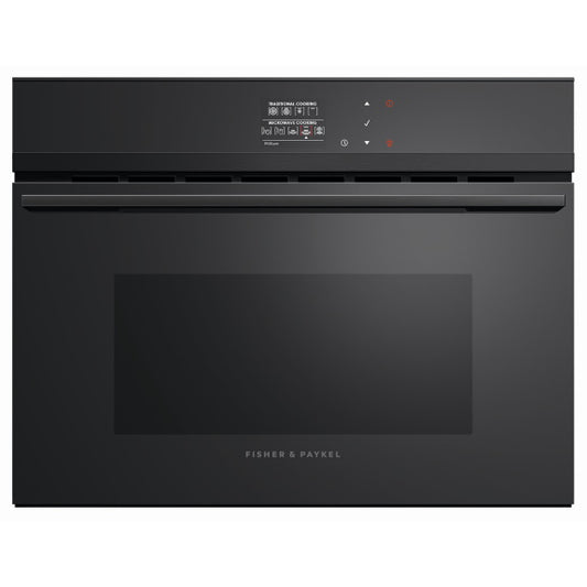 Fisher & Paykel 60cm Built-In Combination Microwave Oven - Black