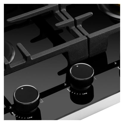 Omega 60cm Gas on Glass Cooktop with Wok Burner