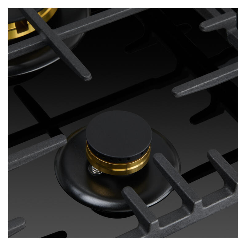 Omega 60cm Gas on Glass Cooktop with Wok Burner