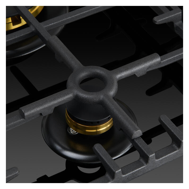 Omega 60cm Gas on Glass Cooktop with Wok Burner