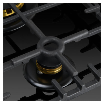 Omega 60cm Gas on Glass Cooktop with Wok Burner