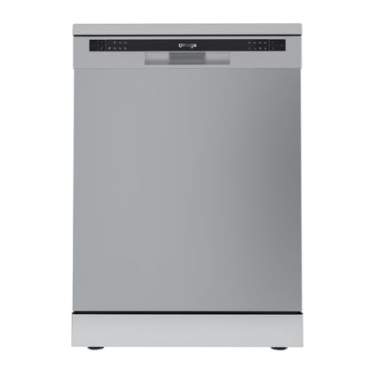 Omega 60cm Freestanding Dishwasher - Stainless Steel