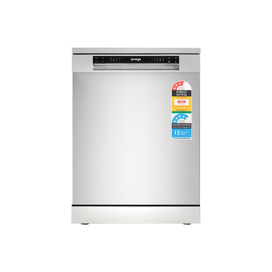 Omega 60cm Freestanding Dishwasher - Stainless Steel