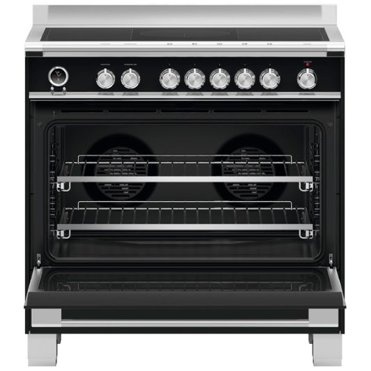 Fisher & Paykel Freestanding Induction Pyrolytic Cooker - Black
