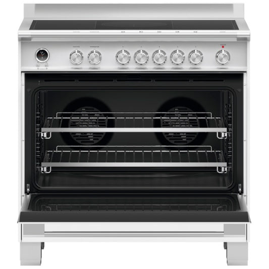 Fisher & Paykel 90cm Freestanding Pyrolytic Induction Cooker - White
