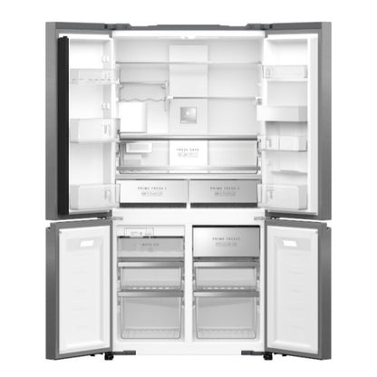 Panasonic Prime Quad French Door Refrigerator 618L - Stainless Steel