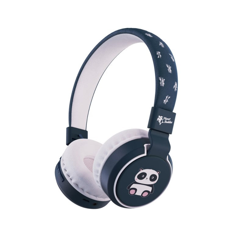 Planet Buddies Wireless Headphones - Black Panda