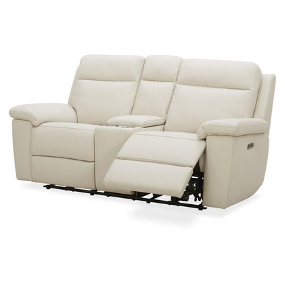 Potenza 2 Seater Electric Recliner Leather Sofa - Taupe