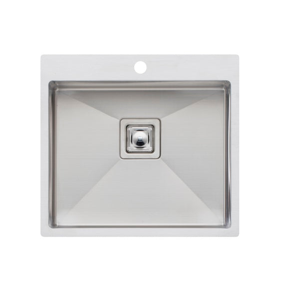 OLIVERI PROFESSIONAL SERIES SINGLE BOWL TOPMOUNT SINK 550mm
